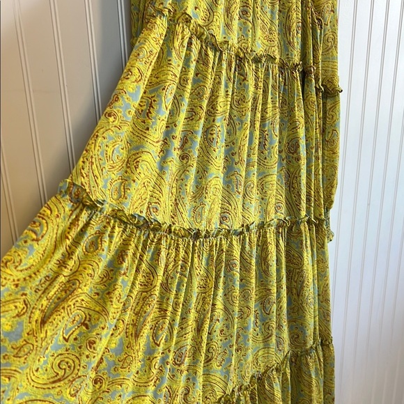 Cinq à Sept Rika printed high/low dress Long Sleeve sheer size 4 floral - Picture 8 of 12